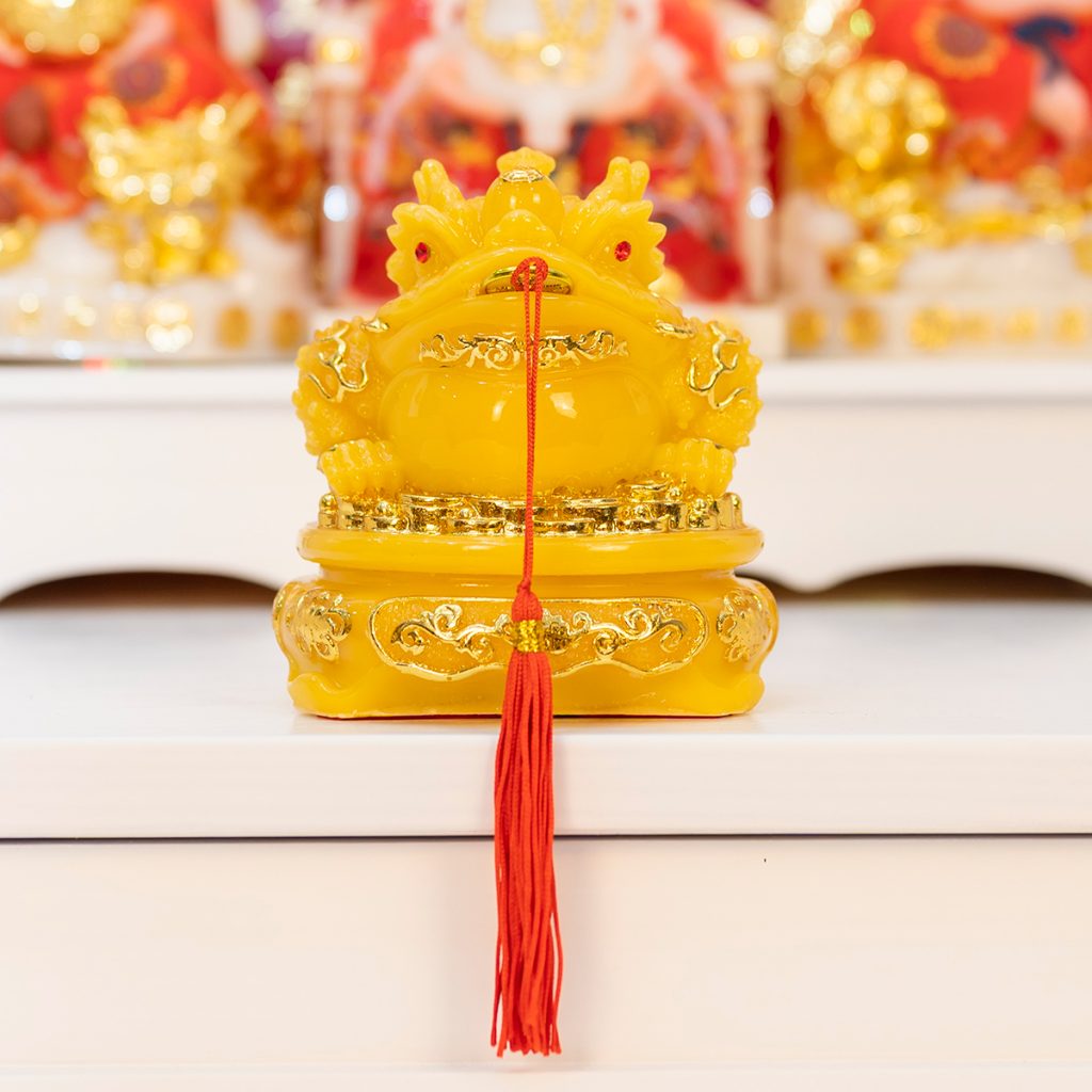 Thiềm Thừ Đá Thạch Anh 15cm Thiềm Thừ đá thạch anh
