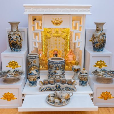 Bộ đồ thờ men rạn